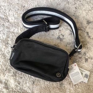 Lululemon Everywhere Crossbody Bag - Black/White (NWT) - discontinued